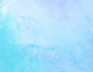 blue watercolor paper