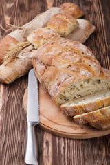 Fresh homemade bread