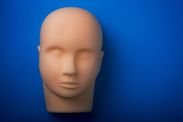 empty human manikin head