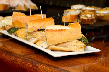 Spanish tapas of the Basque country