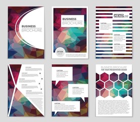 Abstract vector layout background set. For art template design, list, page, mockup brochure theme style, banner, idea, cover, booklet, print, flyer, book, blank, card, ad, sign, sheet,, a4.