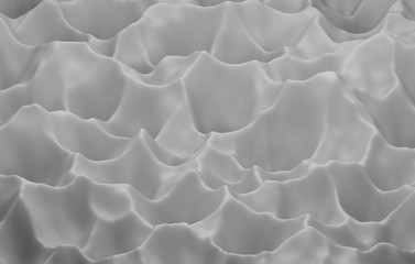 Wave multicolored 3d abstract surface