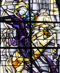 Stained Glass - Saint George and the Dragon