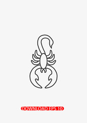 Scorpius icon, Vector