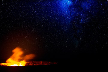 Kilauea und Milchstraße