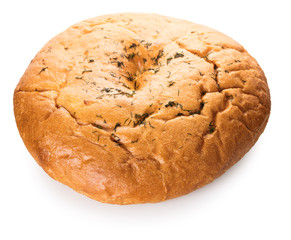 Round bread close-up