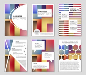 Abstract vector layout background set. For art template design, list, front page, mockup brochure theme style, banner, idea, cover, booklet, print, flyer, book, blank, card, ad, sign, sheet,, a4