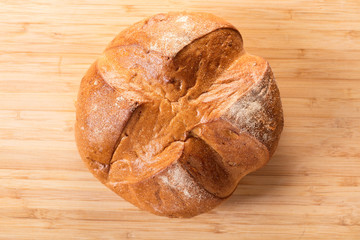 round bread close-up