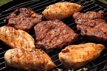 Grillen im Sommer