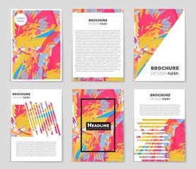 Abstract vector layout background set. For art template design, list, front page, mockup brochure theme style, banner, idea, cover, booklet, print, flyer, book, blank, card, ad, sign, sheet,, a4.