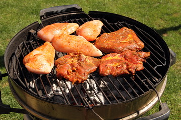 Putenfleisch grillen