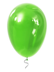 Green inflatable air balloon
