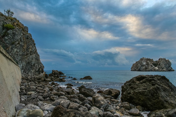 Cliffs Adalary next to village of Gurzuf