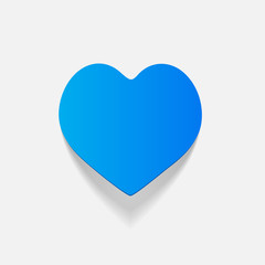 realistic design element: heart