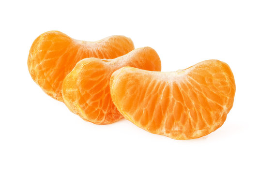 three tangerine lobes
