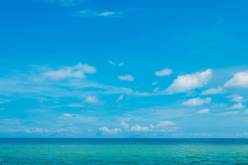 Naklejka na ściany i meble Water on Beautiful tropical wild beach in island Phu Quoc