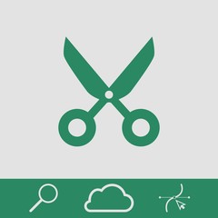 cut icon stock vector illustration flat design