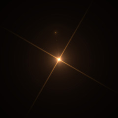 Lens Flare orange long streaks