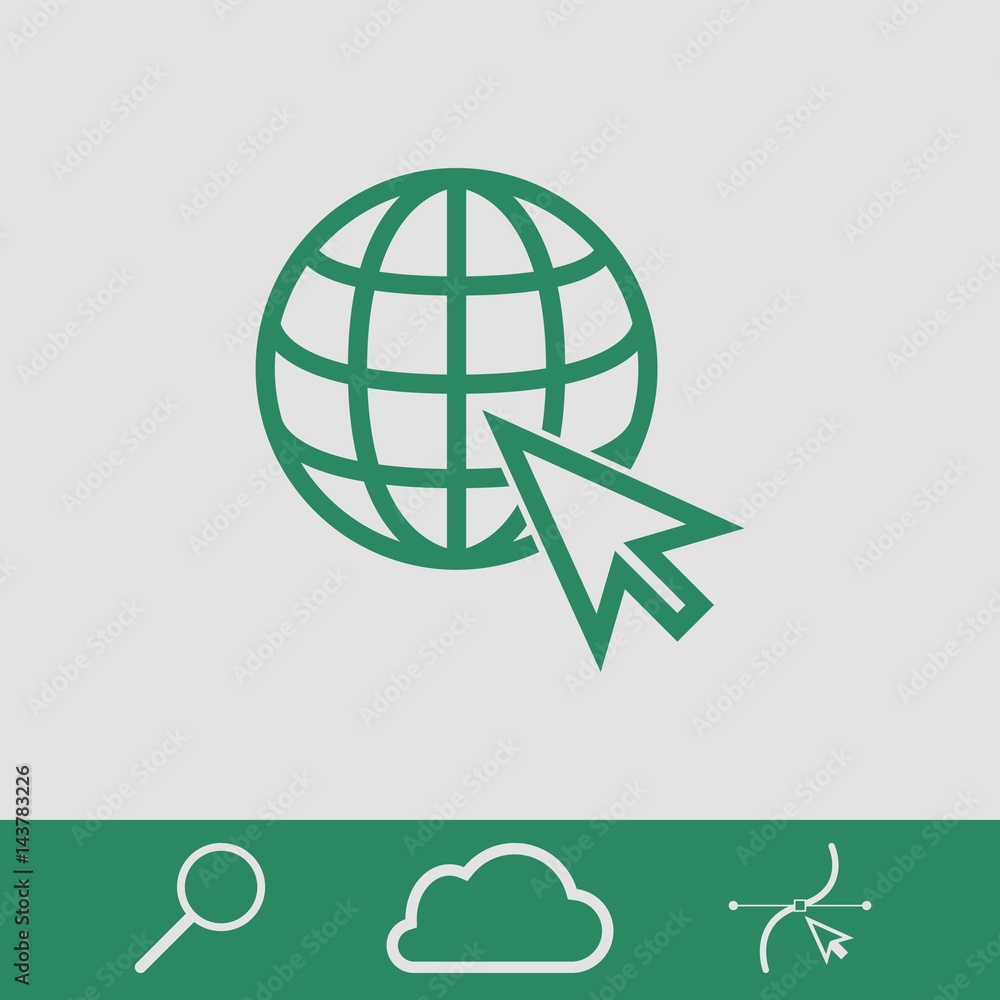 Canvas Prints web icon stock vector illustration flat design