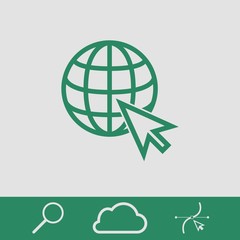 web icon stock vector illustration flat design