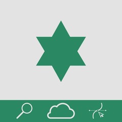 star icon stock vector illustration flat design