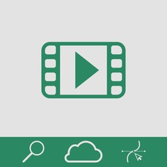 video icon stock vector illustration flat design