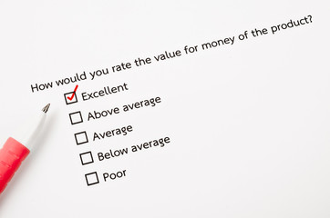 ould you rate the value for money form.