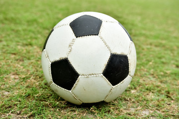 Fototapeta na wymiar close up of soccer ball 