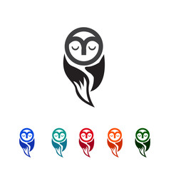 Obraz premium owl and fox together