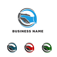 handshake logo for success business
