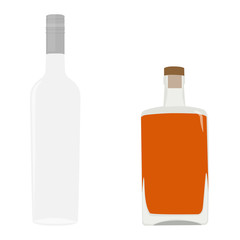 Alcohol bottles set