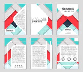 Abstract vector layout background set. For art template design, list, front page, mockup brochure theme style, banner, idea, cover, booklet, print, flyer, book, blank, card, ad, sign, sheet,, a4