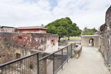 Fototapeta na wymiar Fort Jesus in Mombasa, Kenya