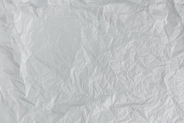 White crumpled paper for background image