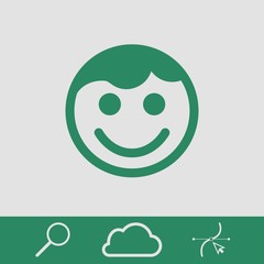 waiter icon stock vector illustration flat design