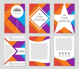 Abstract vector layout background set. For art template design, list, front page, mockup brochure theme style, banner, idea, cover, booklet, print, flyer, book, blank, card, ad, sign, sheet,, a4