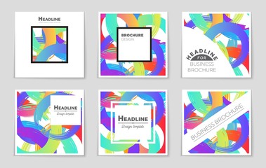 Abstract vector layout background set. For art template design, list, front page, mockup brochure theme style, banner, idea, cover, booklet, print, flyer, book, blank, card, ad, sign, sheet,, a4.