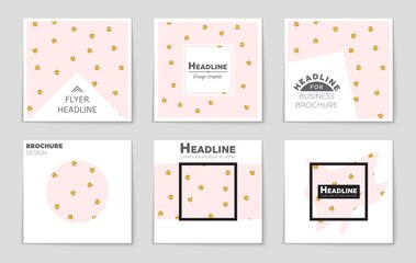 Abstract vector layout background set. For art template design, list, front page, mockup brochure theme style, banner, idea, cover, booklet, print, flyer, book, blank, card, ad, sign, sheet,, a4