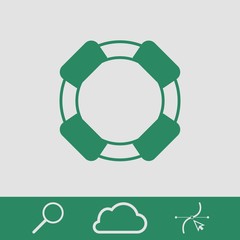 lifeline icon stock vector illustration flat design