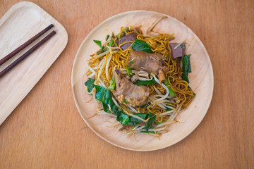 Thai style chicken noodles