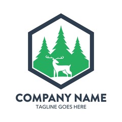 Unique Hunting Logo