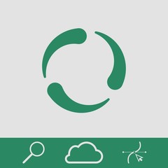 loading icon stock vector illustration flat design