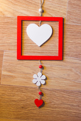 Heart shaped decoration
