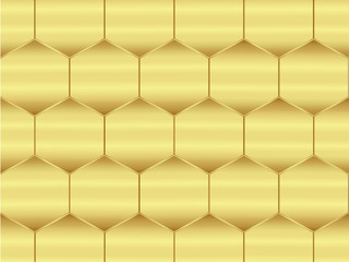 Abstract gold background with metallic