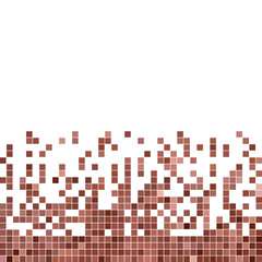 abstract vector square pixel mosaic background