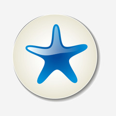 Star icon on white background
