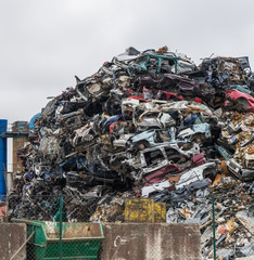 Scrap metal  - Industry area