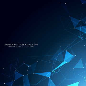 awesome technology particles background design