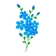 Flower flat icon