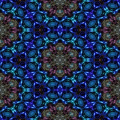 Kaleidoscopic ornamental pattern